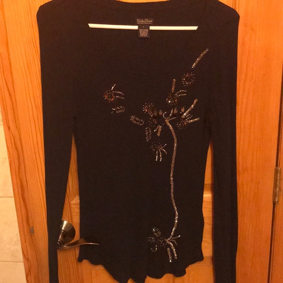 Lucky Brand Navy Long Sleeve - Picture 1 of 3